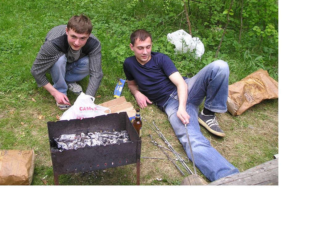 Приготовление шашлыка