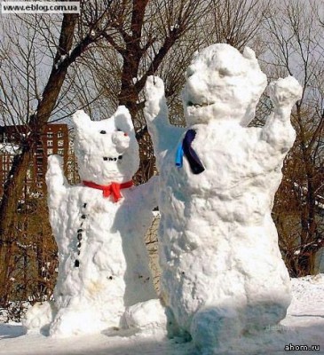 снеговики в стиле ПРЕВЕД.jpg