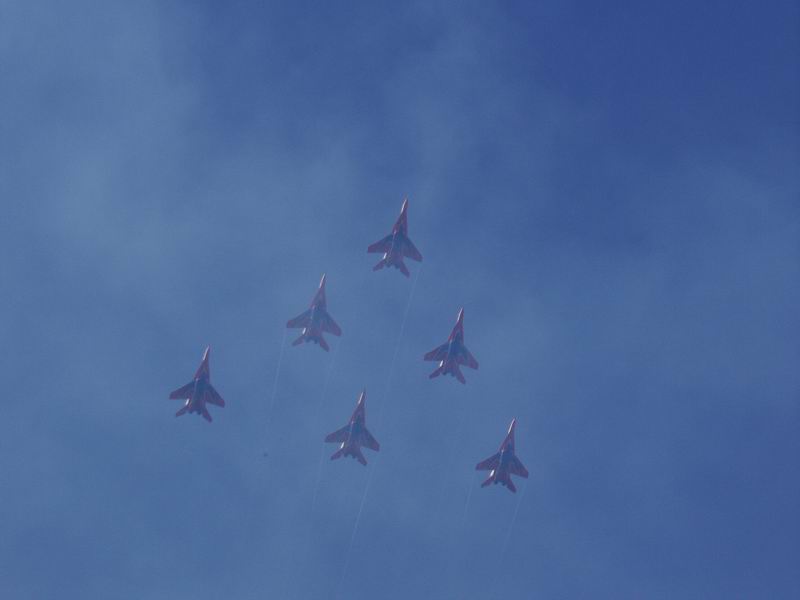 Стрижи на МиГ-29